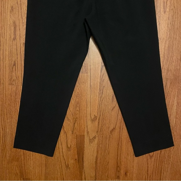 Lafayette 148 NY black size zip crop ankle pants size 14 - Picture 7 of 13
